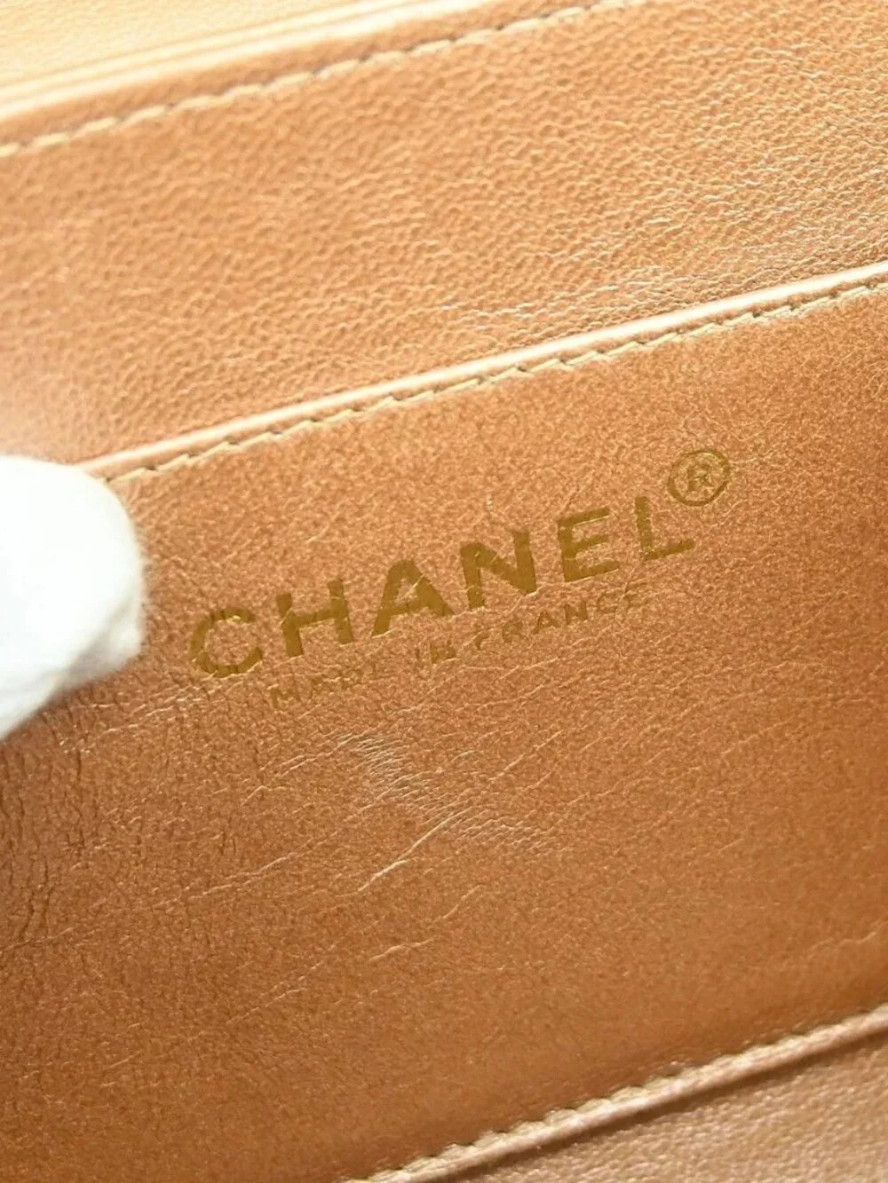 Chanel Brown Lambskin Mademoiselle Lock Shoulder Bag NQ11450